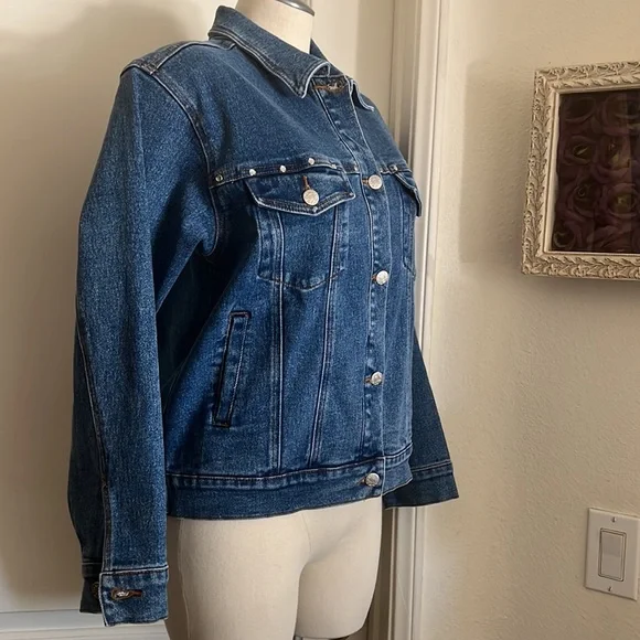 Jean Jacket (Embellished) / Denim & Co. / Host Pick - Picture 5 of 11